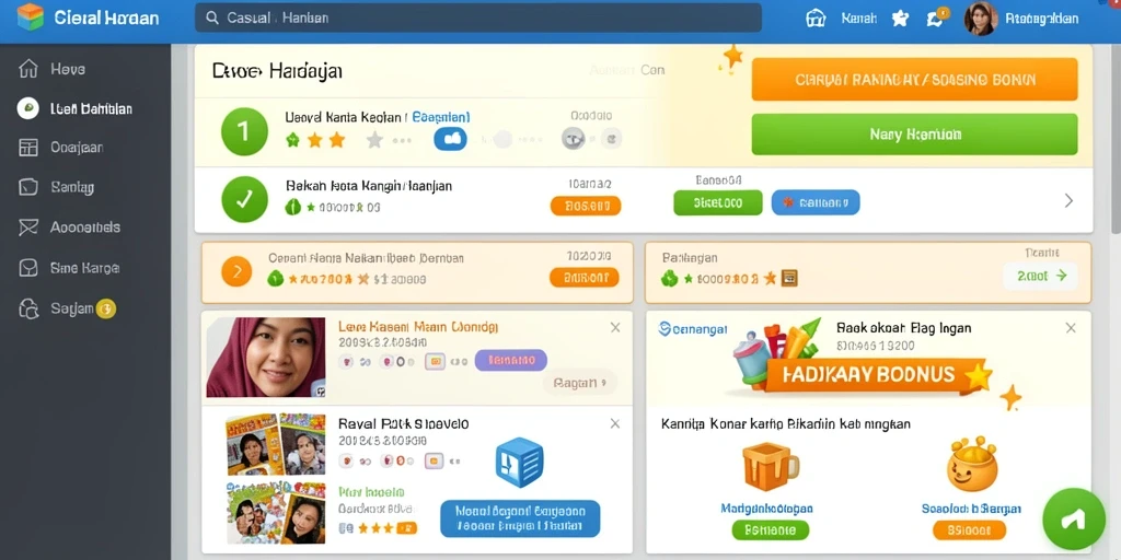 nasa4d - Menu karakter yang beragam dan menarik.